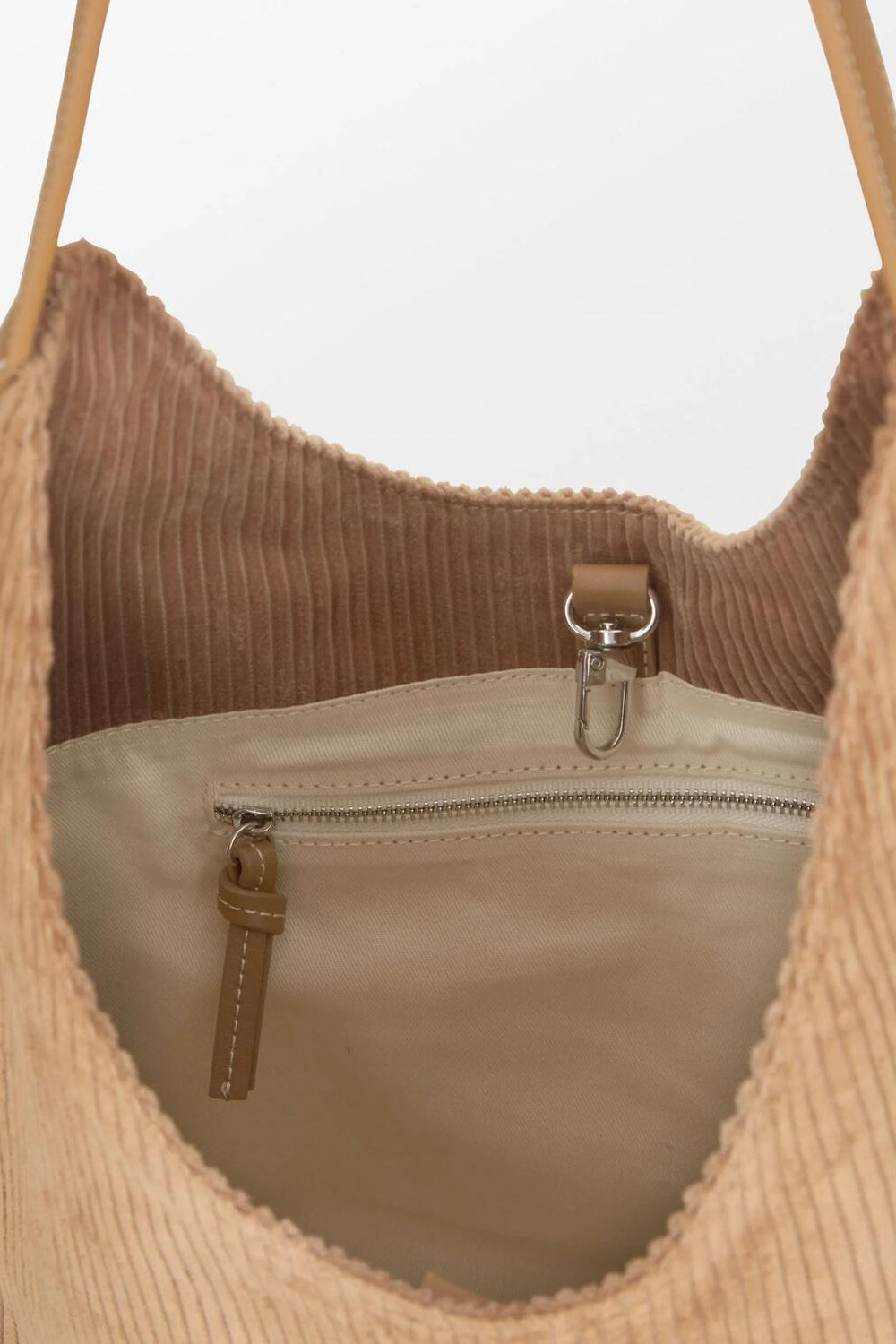 Corduroy Siena taske - Almond Brown